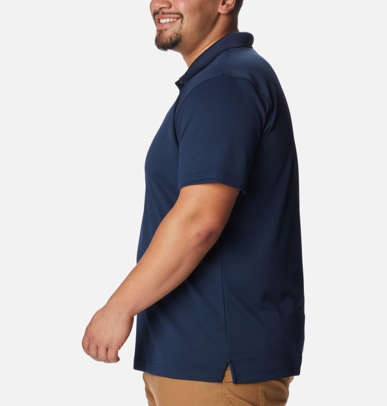 Tricouri Polo Columbia Utilizer Barbati Bleumarin | Plus Size TD071Z9SA